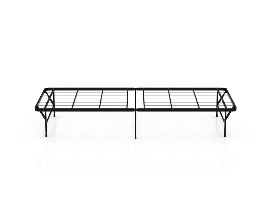 yup. Folding Base black metal platform bed frame product view
