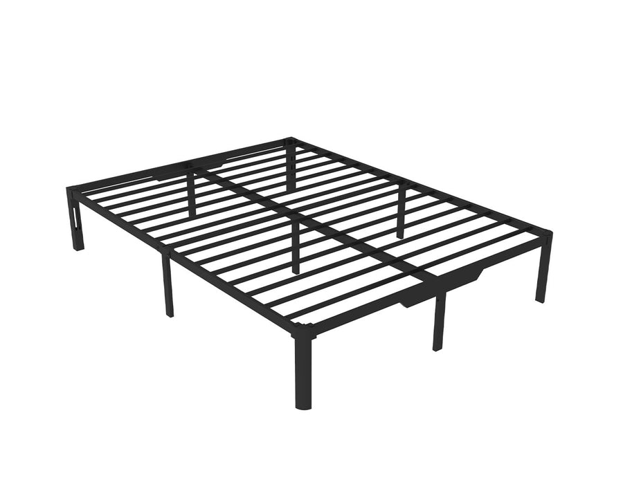 yup. Value Base black metal platform bed frame product view